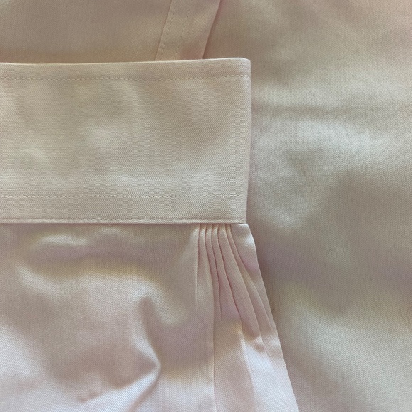 Brooks Brothers 346 Original Long Sleeved Polo Shirt Pale Pink Size 15 1/2 - 2/3 - Picture 6 of 7